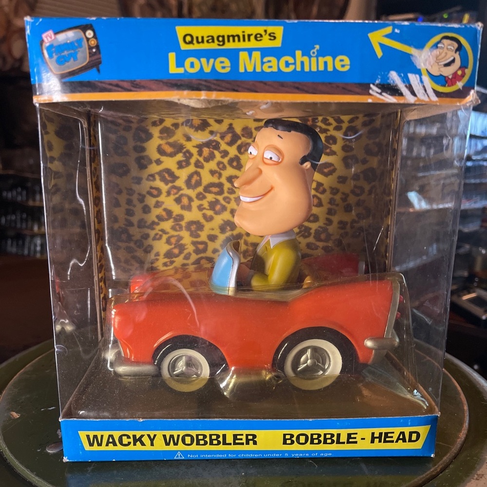 2005 FUNKO Family Guy 📺 QUAGMIRE’S LOVE MACHINE 📺 Wacky Wobbler Bobble-Head